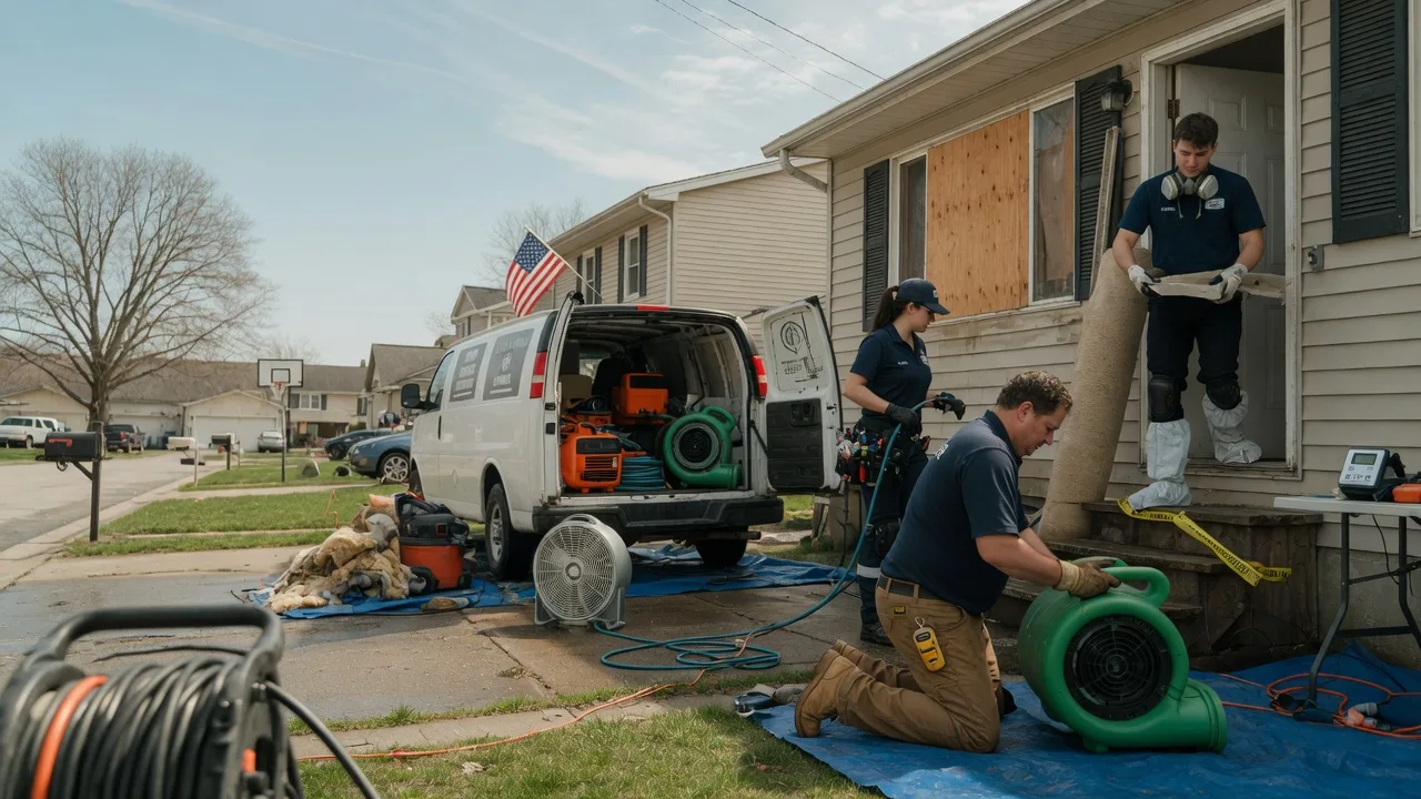 Water Damage Restoration in Eau Claire, PA near me